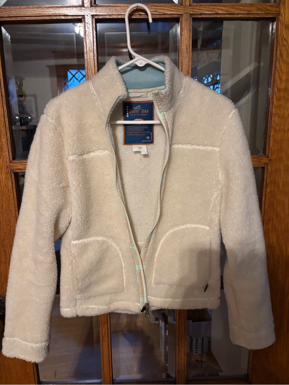 Vintage Horny Toad Cozy Cream Sherpa Jacket - Women's